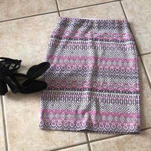 NWOT RD Style Adele Textured Knit Skirt